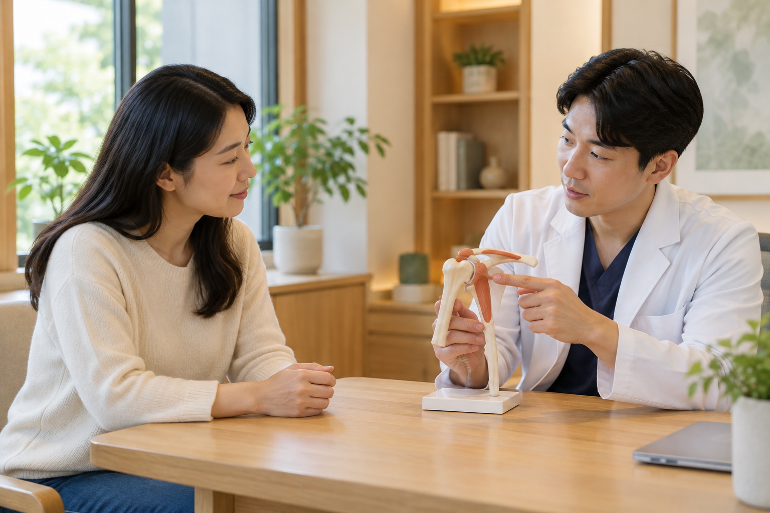 서울 성동구 어깨통증 한의원 — 어깨 상담에 관한 AI 설명용 이미지